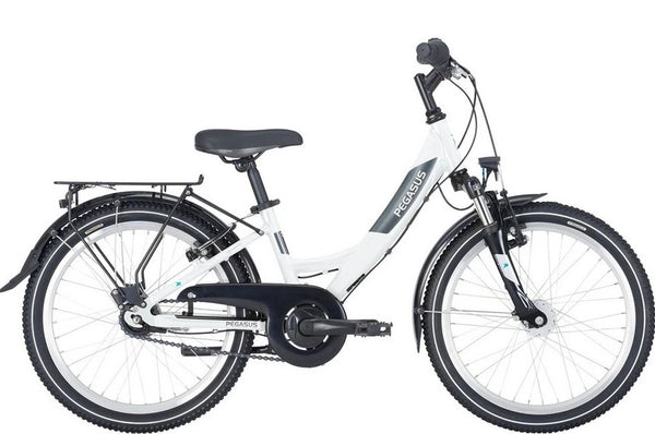 Pegasus Avanti 20'' Kinderfahrrad, 7 Gang, Nabenschaltung, weiß 2025