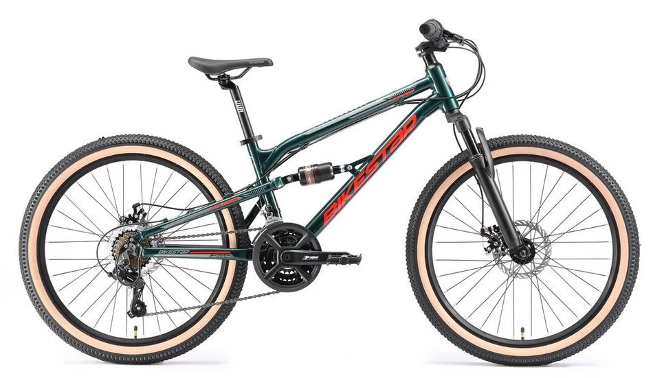 Bikestar Jugendfahrrad, 24 Zoll, 21 Gang Shimano RD-TY21, Aluminiumrahmen
