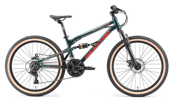 Bikestar Jugendfahrrad, 24 Zoll, 21 Gang Shimano RD-TY21, Aluminiumrahmen