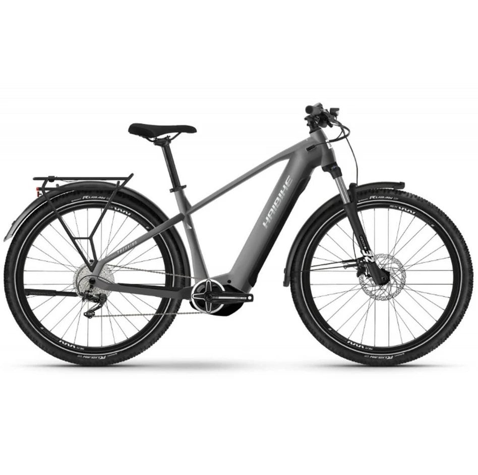 Haibike E-Bike Trekking 4 High, Yamaha Antrieb, 720 Wh, Silber