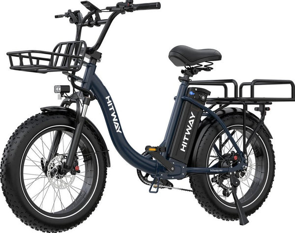 HITWAY E-Bike Cityrad 20" 48V27Ah Akku, 160 km Reichweite, 7 Gang Shimano