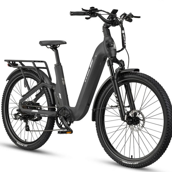 TTGO E-Bike Cityrad 28 Zoll, 48V 720Wh, 7 Gang Shimano, Vollfederung