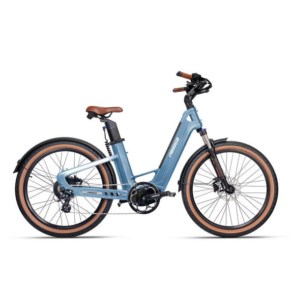 Vankel E-Bike Cityrad Air Max, 26 Zoll, Dual-Akku, 150km Reichweite, Carbonrahmen