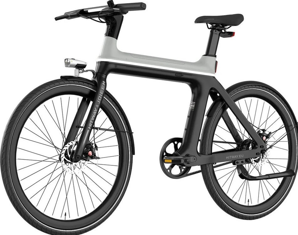 HITWAY E-Bike Cityrad 29 Zoll, 4G-GPS, 70km Reichweite, 1 Gang, 345,6 Wh