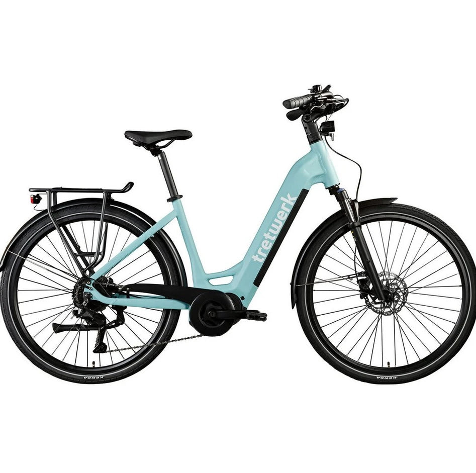 Tretwerk E-Bike Cityrad Amber, 9 Gang Shimano, Mittelmotor, 733 Wh, 28 Zoll