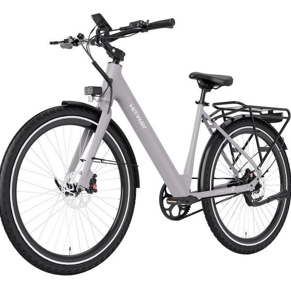 HITWAY E-Bike Cityrad 700C, 374,4 Wh, Kettenschaltung, GPS, Heckmotor