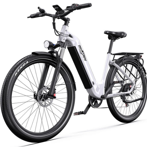 Onesport E-Bike Cityrad 28 Zoll, 18.2AH, 36V, 655WH, 7 Gang Shimano, Heckmotor