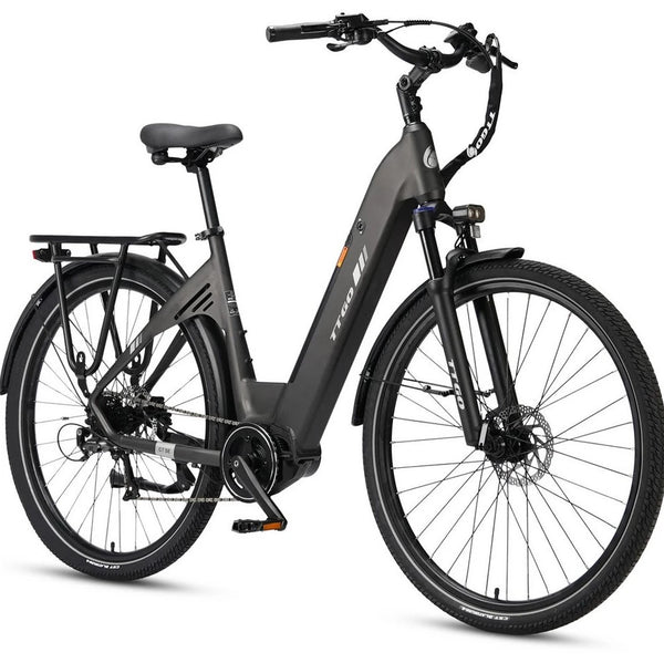 TTGO E-Bike Cityrad 28 Zoll, 75Nm Mittelmotor, 648Wh, 9 Gang Shimano