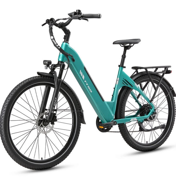 TTGO E-Bike Cityrad 28 Zoll, 110km, Federsattelstütze, 7-Gang Shimano