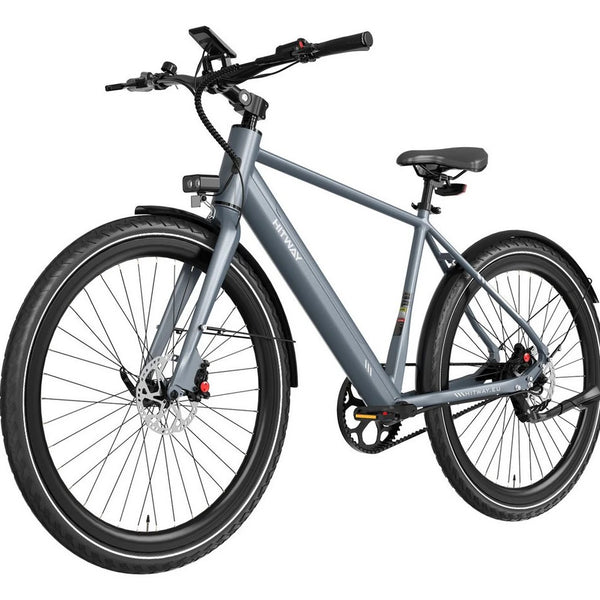 HITWAY E-Bike Cityrad 700C, 36V 10.4Ah Akku, 80 km Reichweite, 1 Gang, Heckmotor