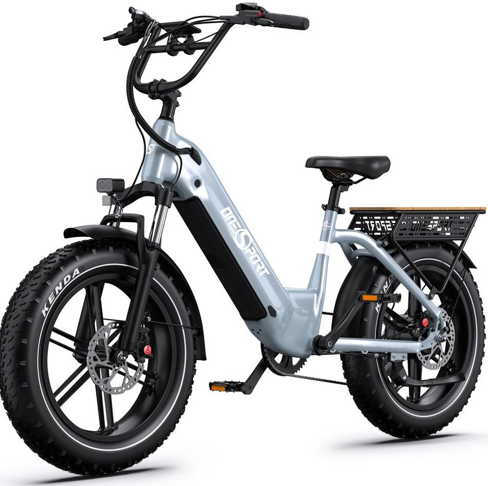 Onesport E-Bike Cityrad 20" 864Wh, 48V 18Ah, Kettenschaltung, Heckmotor