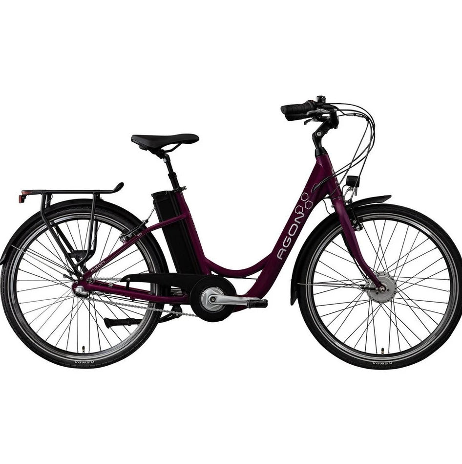 AGON E-Bike Cityrad Axis, 3 Gang, Nabenschaltung, Frontmotor, 536 Wh