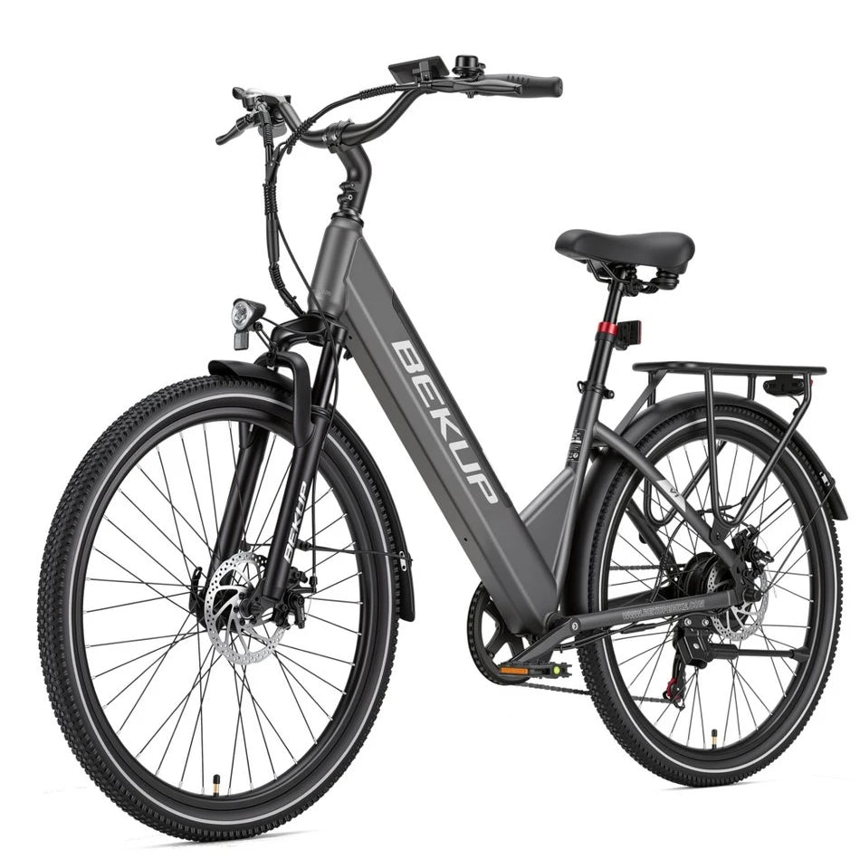 TTGO E-Bike Cityrad V1, 26 Zoll, 840 Wh Akku, Shimano 7-Gang, 80 Nm