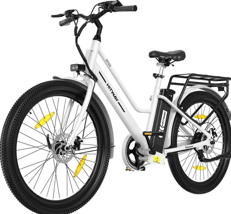 HITWAY E-Bike Cityrad 27,5 Zoll, 36V 13Ah Akku, 250W Heckmotor