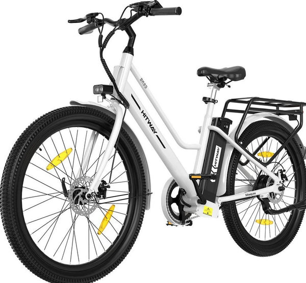 HITWAY E-Bike Cityrad 27,5 Zoll, 36V 13Ah Akku, 250W Heckmotor