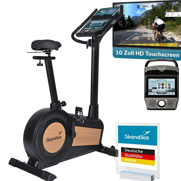 Skandika Ergometer Cykling P15, Touchscreen, 28 Programme, bis 150kg