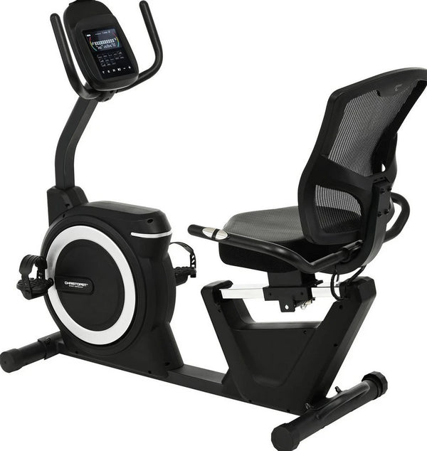 Christopeit Sport RS 4000 Liege-Ergometer, 150 kg, 32 Widerstandsstufen