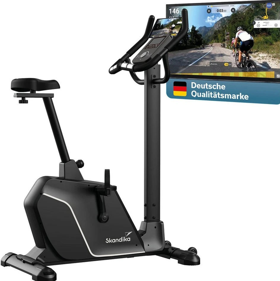 Skandika Ergometer Cykling P10, 32 Widerstandstufen, Magnetbremse, bis 135 kg